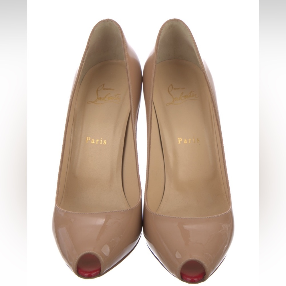 Christian Louboutin Tibur 100 Patent Leather Pumps Size 39.5